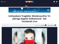 Bild zum Artikel: Unfassbare Tragödie: Missbrauchte 12-Jährige begeht Selbstmord - bei Facebook Live