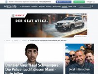 Bild zum Artikel: Brutaler Angriff auf Schwangere: Die Polizei sucht diesen Mann - bitte teilen