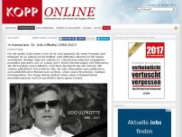 Bild zum Artikel: In memoriam:  Dr. Udo Ulfkotte (1960-2017) (Enthüllungen)