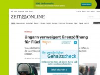 Bild zum Artikel: Flüchtlinge: Ungarn verweigert Grenzöffnung für frierende Migranten