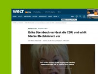 Bild zum Artikel: Parteiaustritt: Erika Steinbach verlässt die CDU und wirft Merkel Rechtsbruch vor