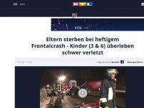 Bild zum Artikel: Eltern sterben bei heftigem Frontalcrash - Kinder überleben schwer verletzt