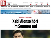 Bild zum Artikel: SPORT BILD berichtet - Xabi Alonso hört im Sommer auf