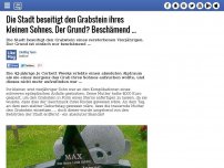 Bild zum Artikel: Die Stadt beseitigt den Grabstein ihres kleinen Sohnes. Der Grund? Beschämend ...