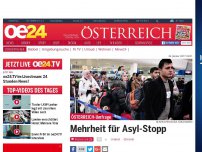 Bild zum Artikel: Mehrheit für Asyl-Stopp