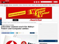 Bild zum Artikel: Brisante Hartz-IV-Urteile - Jobcenter müssen auch für Abitur-Feiern und Computer zahlen