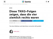 Bild zum Artikel: Diese TKKG-Folgen zeigen, dass die vier ziemlich rechts waren