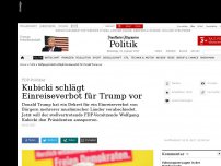 Bild zum Artikel: FDP-Politiker Kubicki schlägt Einreiseverbot für Trump vor