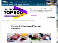 Bild zum Artikel: Entscheidende EU-Einigung: Roaming-Gebühren in der EU werden abgeschafft