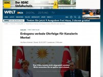 Bild zum Artikel: Streit über Islam: Erdogans verbale Ohrfeige für Kanzlerin Merkel
