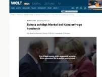 Bild zum Artikel: SPD im Höhenflug: Schulz schlägt Merkel bei Kanzlerfrage haushoch