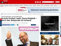 Bild zum Artikel: Nach Enthüllungen um Bonuszahlungen - Schulz fordert mehr Gerechtigkeit – doch der Zeitpunkt ist brisant