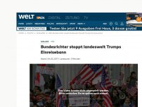 Bild zum Artikel: USA: Bundesrichter stoppt landesweit Trumps Einreisebann