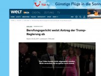 Bild zum Artikel: Einreisestopp: Berufungsgericht weist Antrag der Trump-Regierung ab