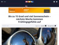 Bild zum Artikel: Bis zu 15 Grad und viel Sonnenschein – nächste Woche kommen Frühlingsgefühle auf