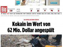 Bild zum Artikel: An englischer Küste - Kokain im Wert von 60 Mio. Dollar angespült 