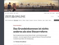 Bild zum Artikel: Thomas Straubhaar: Das Grundeinkommen ist nichts anderes als eine Steuerreform