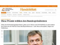 Bild zum Artikel: Bundesversammlung: Diese Promis wählen den Bundespräsidenten