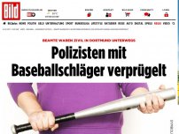 Bild zum Artikel: Beamte zivil unterwegs - Polizisten mit Baseballschläger verprügelt