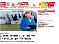 Bild zum Artikel: Berlin steckt 90 Millionen in freiwillige Rückkehr