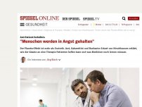 Bild zum Artikel: Arzt-Patient-Verhältnis: 'Menschen werden in Angst gehalten'