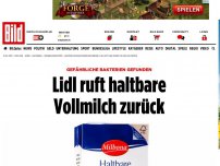 Bild zum Artikel: Bakterien gefunden - Lidl ruft haltbare ​Vollmilch zurück