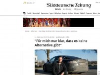 Bild zum Artikel: 'Für mich war klar, dass es keine Alternative gibt'