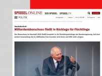 Bild zum Artikel: Haushaltsstreit: Milliardenüberschuss fließt in Rücklage für Flüchtlinge