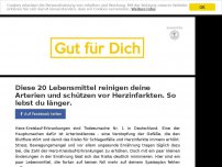 Bild zum Artikel: Diese 20 Lebensmittel reinigen deine Arterien und schützen vor Herzinfarkten. So lebst du länger.