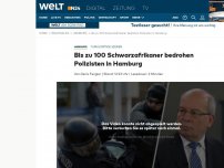 Bild zum Artikel: Tumultartige Szenen: Bis zu 100 Schwarzafrikaner bedrohen Polizisten in Hamburg