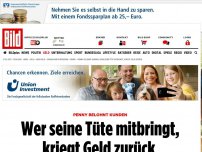 Bild zum Artikel: Penny belohnt Kunden - Wer seine Tüte mitbringt, kriegt Geld zurück 