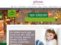 Bild zum Artikel: Ihr bildet euch das nicht nur ein: DAS ist der Grund, warum Kinder sich bei Mama schlechter benehmen