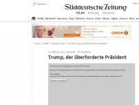 Bild zum Artikel: Trump, der überforderte Präsident