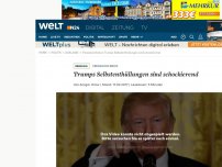 Bild zum Artikel: Pressekonferenz: Trumps Selbstenthüllungen sind schockierend