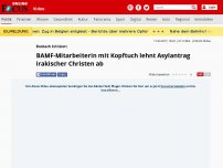 Bild zum Artikel: Bosbach kritisiert - BAMF-Mitarbeiterin mit Kopftuch lehnt Asylantrag irakischer Christen ab