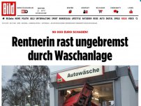 Bild zum Artikel: 90.000 Euro Schaden! - Rentnerin gibt in Waschstraße Vollgas