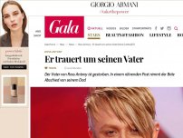 Bild zum Artikel: Ross Antony: Er trauert um seinen Vater