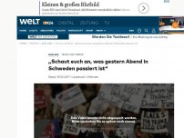 Bild zum Artikel: Trump und Terror: 'Schaut Euch an, was gestern Abend in Schweden passiert ist'