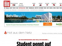 Bild zum Artikel: Er wollte duschen … - Betrunkener pennt auf  ​Abfluss: Überschwemmung!