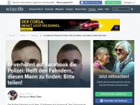 Bild zum Artikel: Er verhöhnt auf Facebook die Polizei: Helft den Fahndern, diesen Mann zu finden: Bitte teilen!