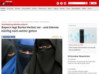 Bild zum Artikel: Verschleierung teilweise verbannt - Bayern legt Burka-Verbot vor - und könnte künftig noch weiter gehen