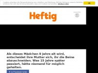 Bild zum Artikel: Als dieses Mädchen 9 Jahre alt wird, entscheidet ihre Mutter sich, ihr die Beine abzuschneiden. Was 15 Jahre später passiert, hätte niemand für möglich gehalten.