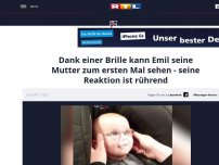 Bild zum Artikel: Dank einer Brille kann Emil seine Mutter zum ersten Mal sehen - seine Reaktion ist rührend