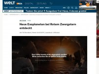 Bild zum Artikel: Nasa: Neue Exoplaneten bei Rotem Zwergstern entdeckt