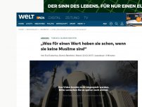 Bild zum Artikel: Türkisch-islamischer Ditib: 'Was für einen Wert haben sie schon, wenn sie keine Muslime sind'