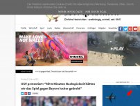 Bild zum Artikel: HSV protestiert: 'Mit 6 Minuten Nachspielzeit hätten wir das Spiel gegen Bayern locker gedreht'