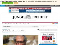 Bild zum Artikel: „Deutschland ist die Heimat meiner Werte“