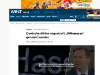 Bild zum Artikel: Klage abgewiesen : Deutsche dürfen ungestraft 'Köterrasse' genannt werden