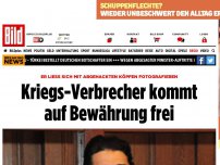 Bild zum Artikel: Prozess - Kriegs-Verbrecher kommt auf Bewährung frei