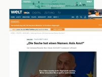 Bild zum Artikel: Italien greift durch: 'Die Sache hat einen Namen: Anis Amri'